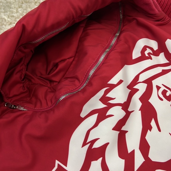 NWOT! Red Mens MCM Varsity Jacket/Vest! Size Medium! - Picture 11 of 11
